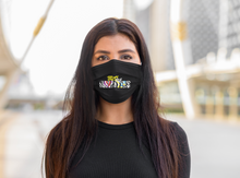 Load image into Gallery viewer, Woman wearing a black Trust Your Abilities face mask
