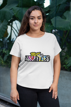 Load image into Gallery viewer, Multicolor logo on t-shirt
